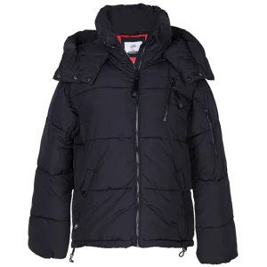 Doudoune courte capuche noir