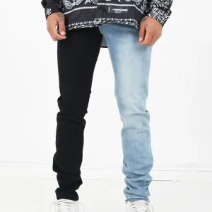 Bicolore jean Multicolore