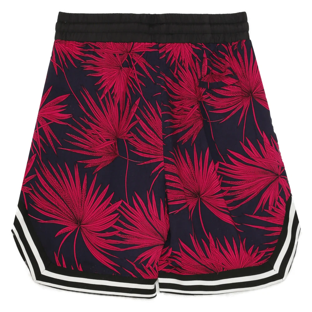 Short imprimé tropical palm spring bleu – Image 8