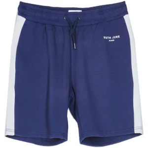 Short bandes logo bleu