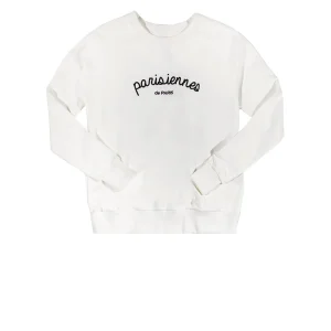 Sweat Parisiennes de Paris Blanc