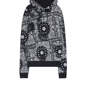 Sweat capuche all over bandana Sixth June noir