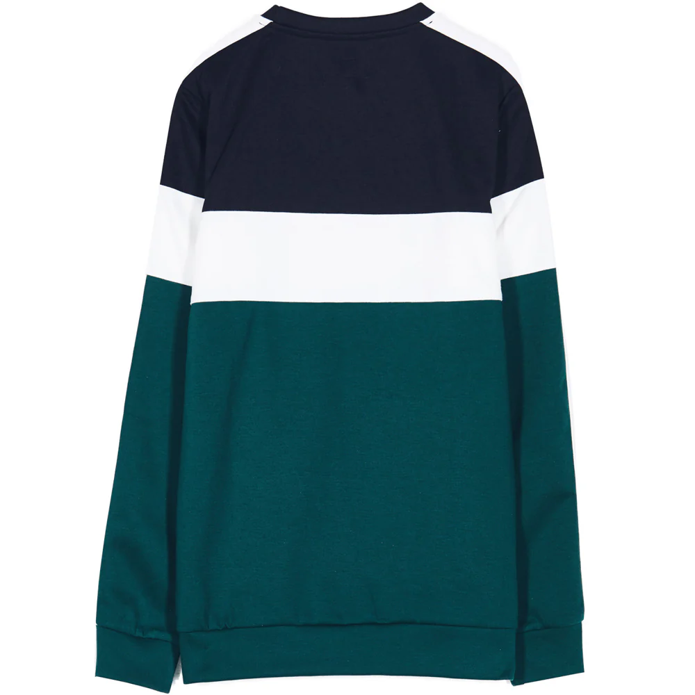 Sweat tricolore logo vert noir blanc – Image 7