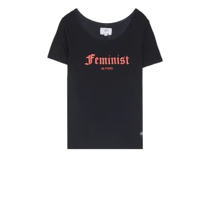 T-shirt Feminist de Paris noir