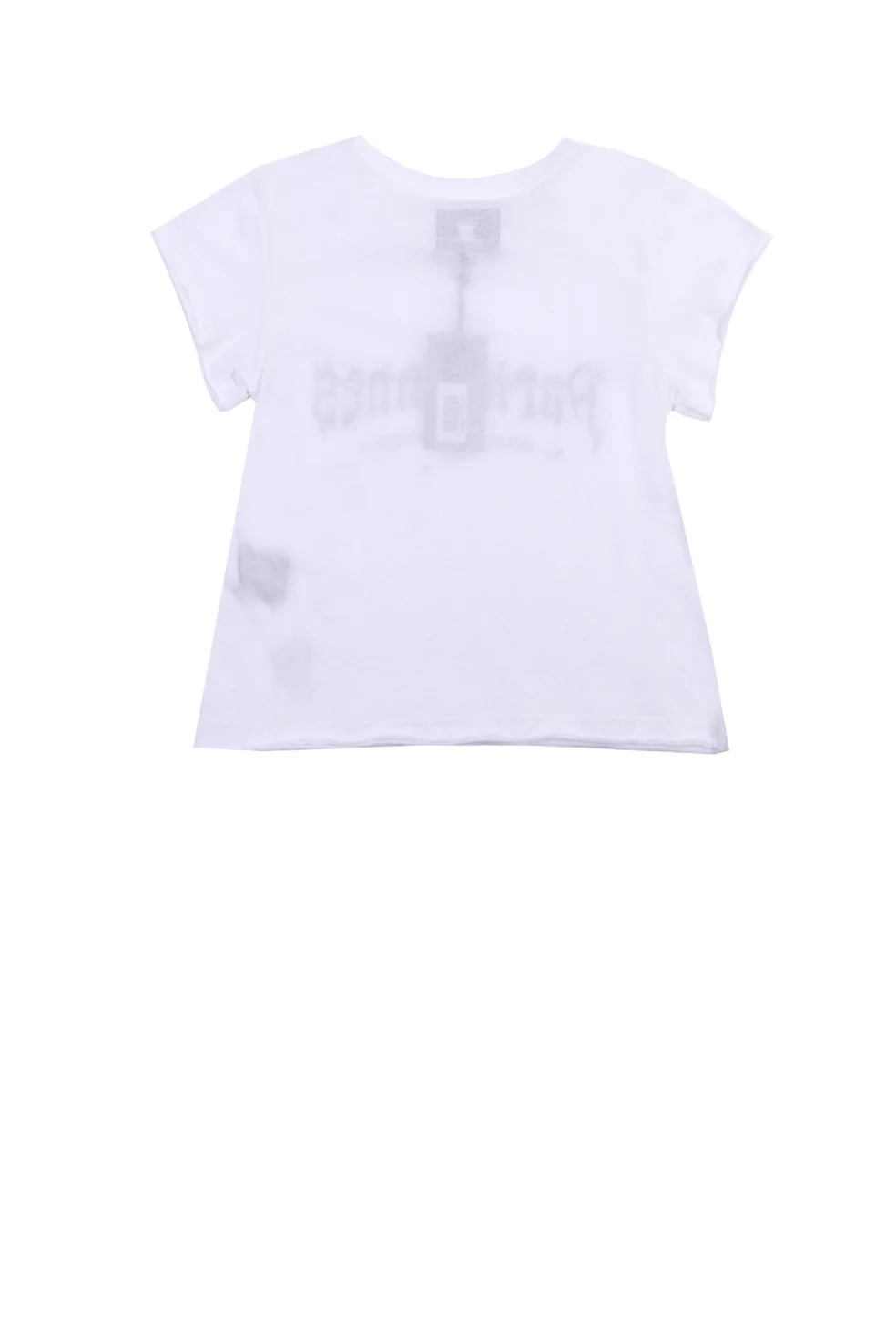 Crop top Parisiennes Women fire effect font white W2630CTS – Image 6