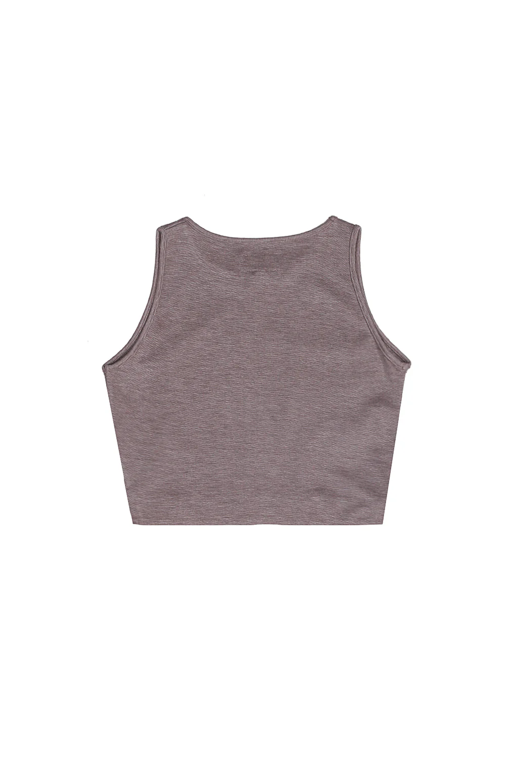 Crop top uni gris clair 1838C – Image 7