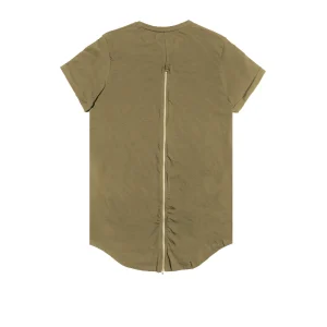 T-shirt oversize zip kaki 1146C