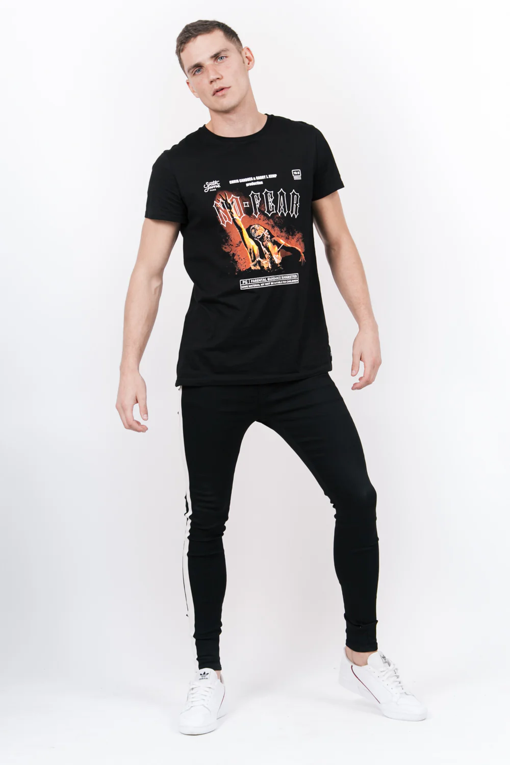 T-shirt film No Fear noir – Image 5