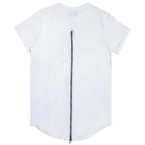 T-shirt oversize zip blanc 1146C