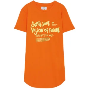 T-Shirt Vision of future orange