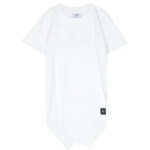 T-shirt pointe suédine blanc