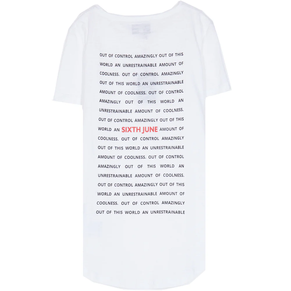 T-shirt out of control blanc – Image 2