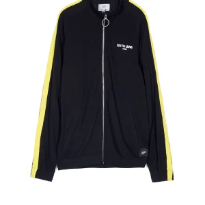 Veste logo bandes noir jaune