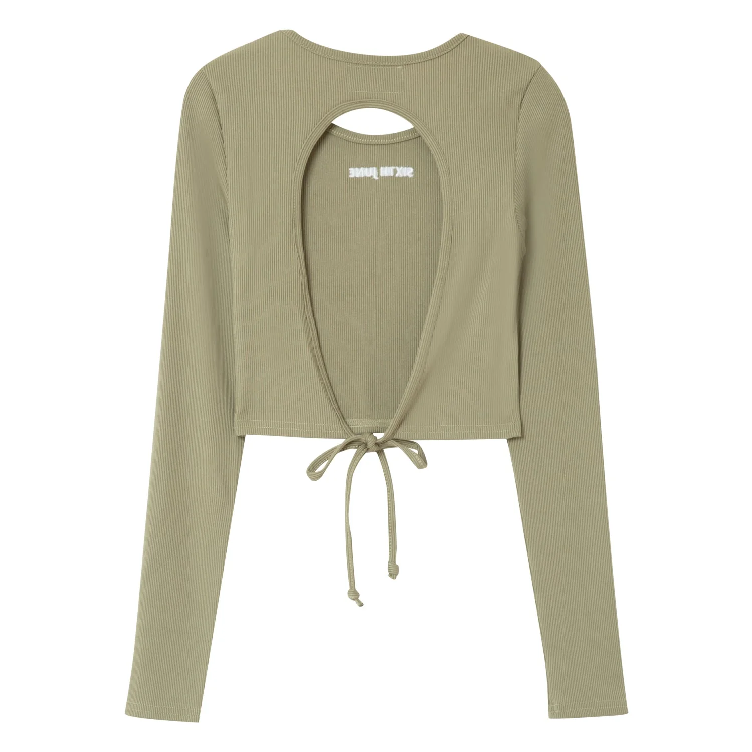 BACKLESS laced l/s top – Image 8