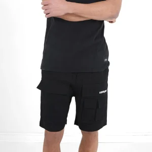 Short utilitaire logo Noir