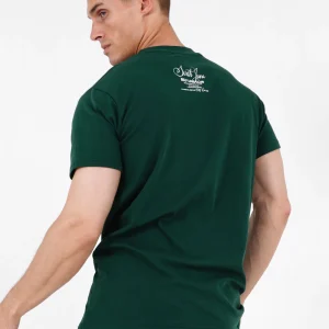 T-shirt logo signature Vert foncé