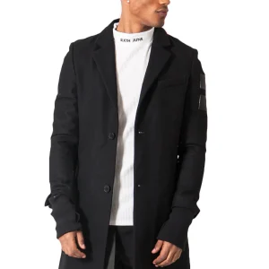 Manteau laine noir