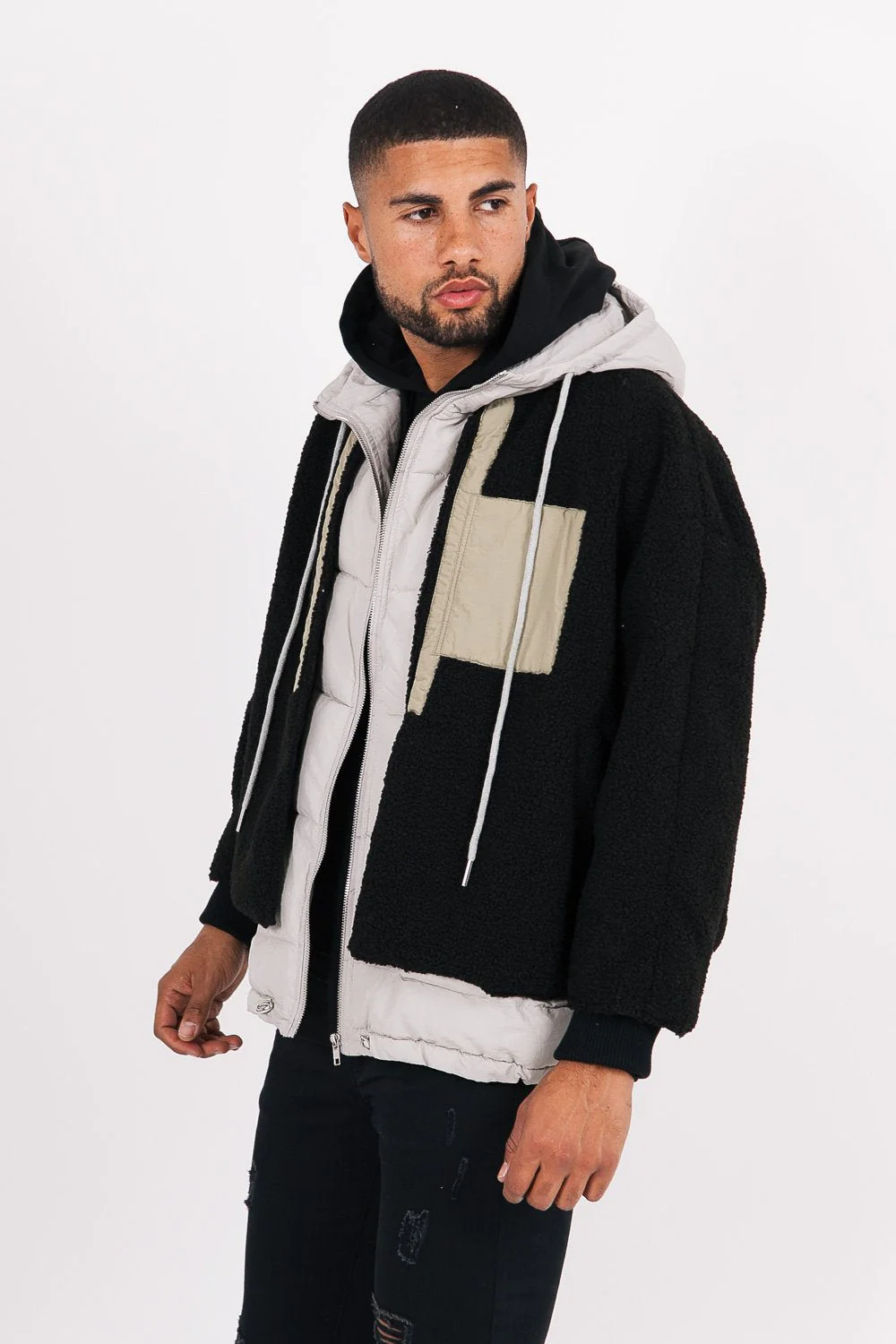BIMATERIAL sherpa jacket – Image 5