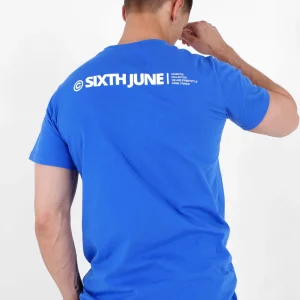T-shirt essential logo Bleu foncé