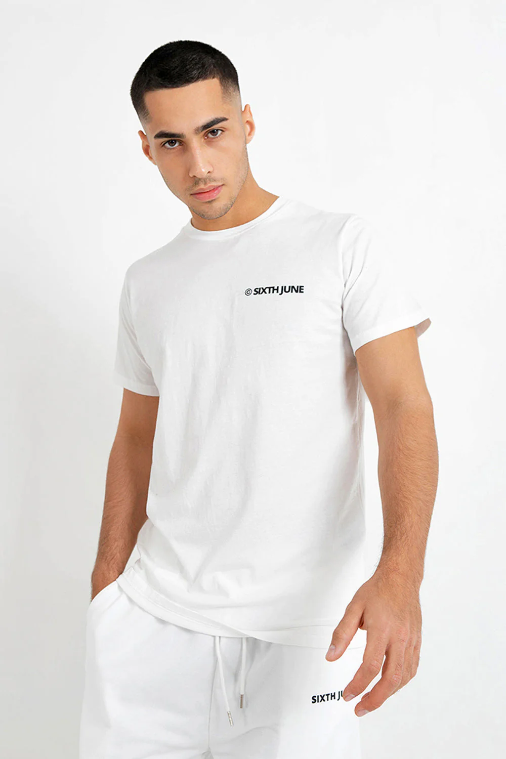 T-shirt essential logo Blanc