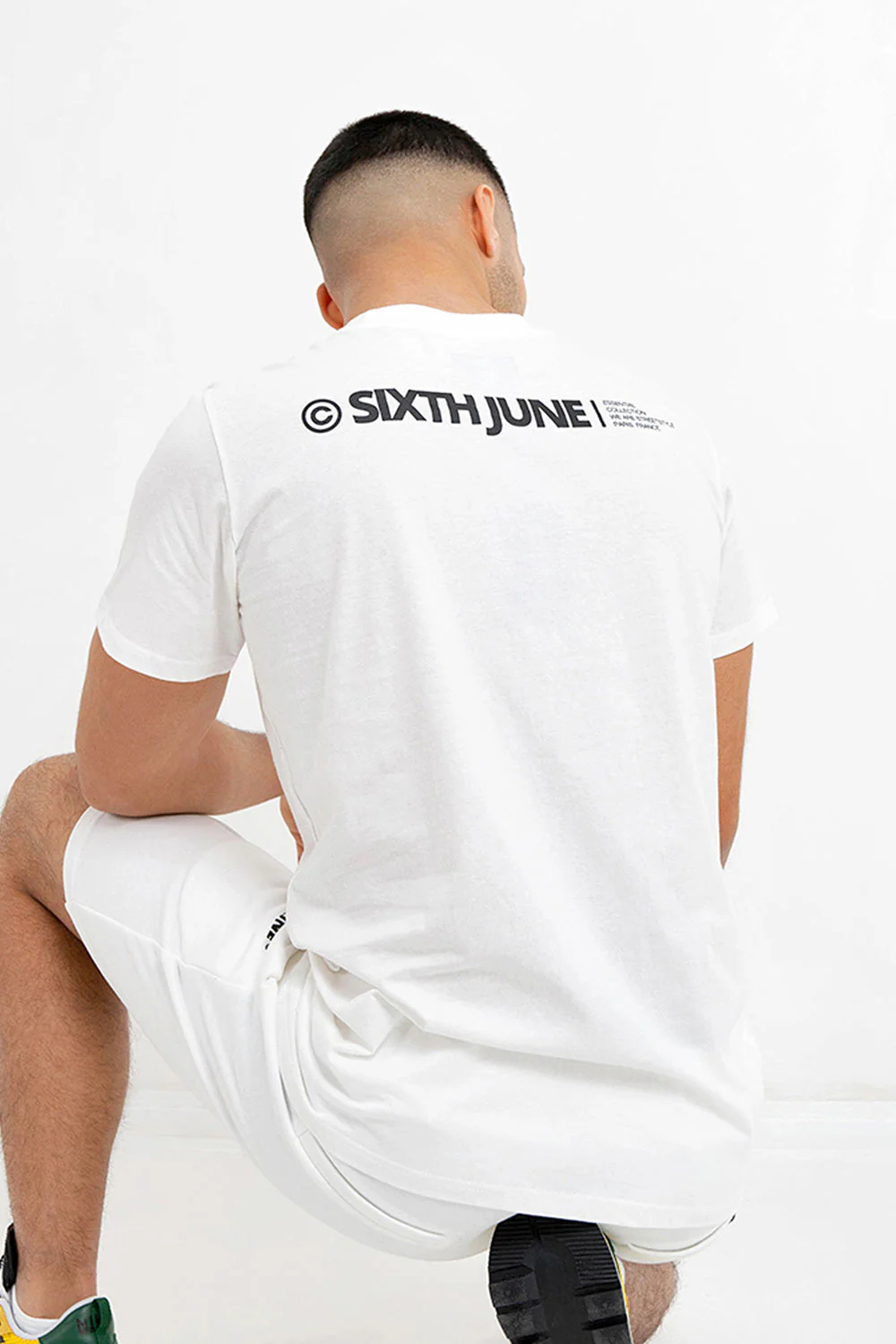 T-shirt essential logo Blanc – Image 5
