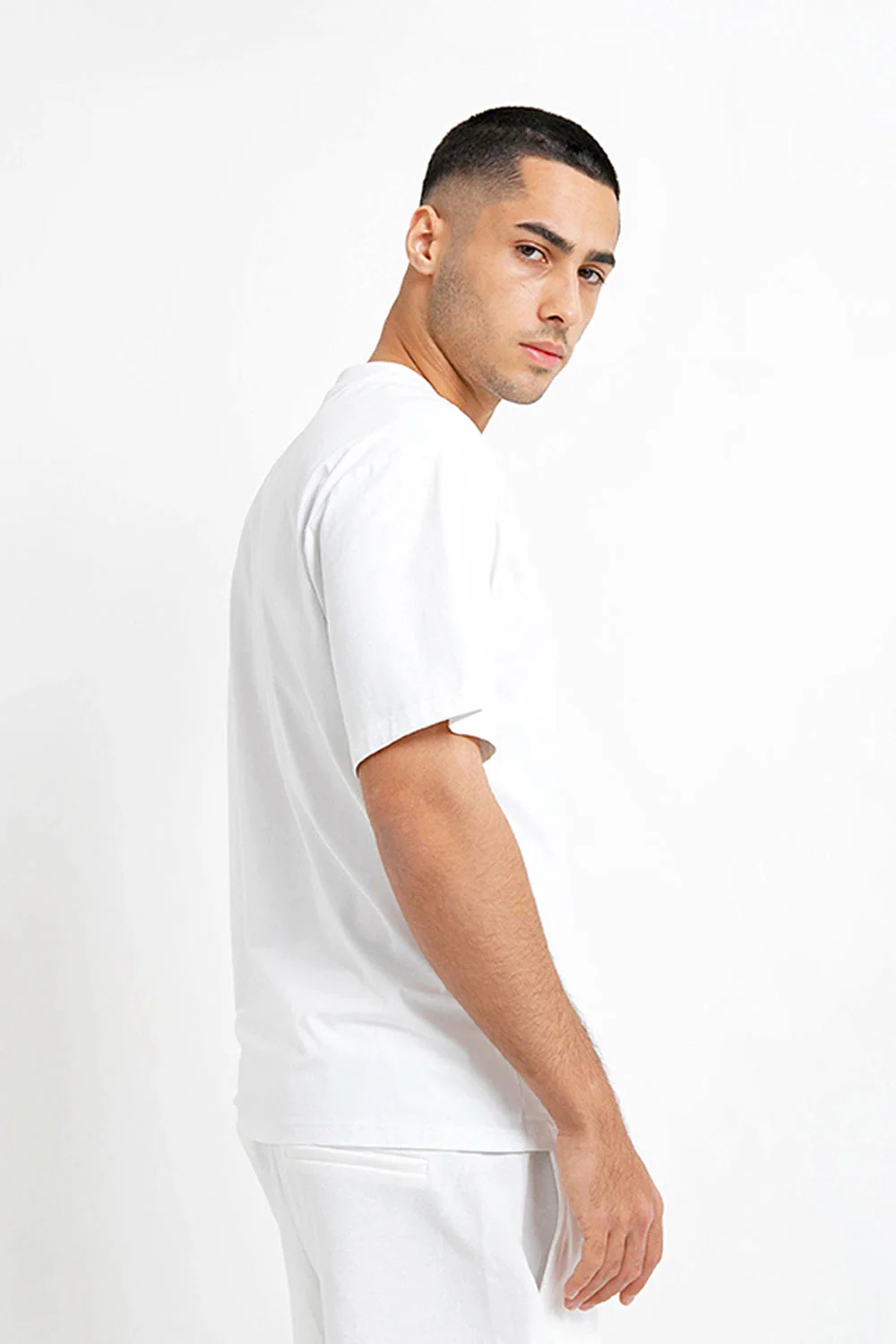 T-shirt essential logo Blanc – Image 4