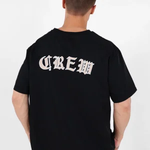 T-shirt oversize gothique Noir