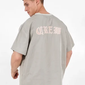 T-shirt oversize gothique Vert clair