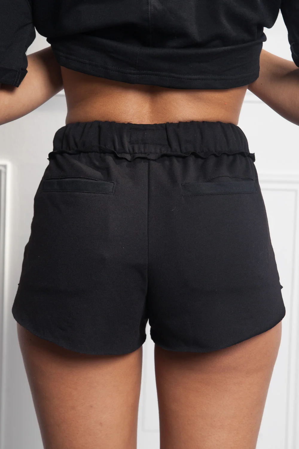 Short logo patch Noir – Image 6