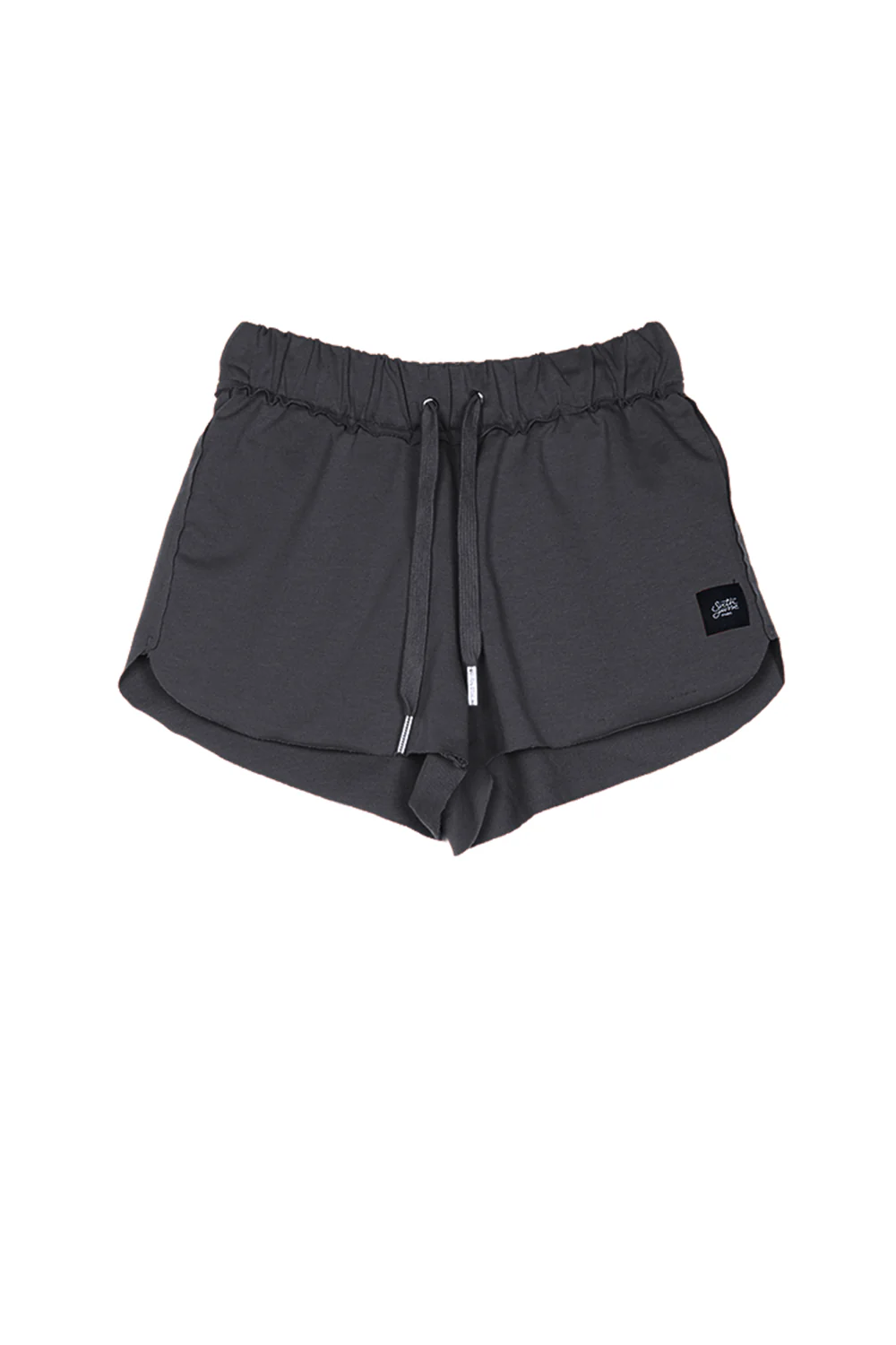 Short logo patch Noir