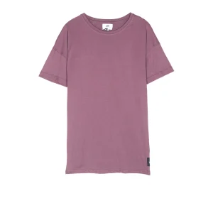 T-shirt épaules tombantes violet
