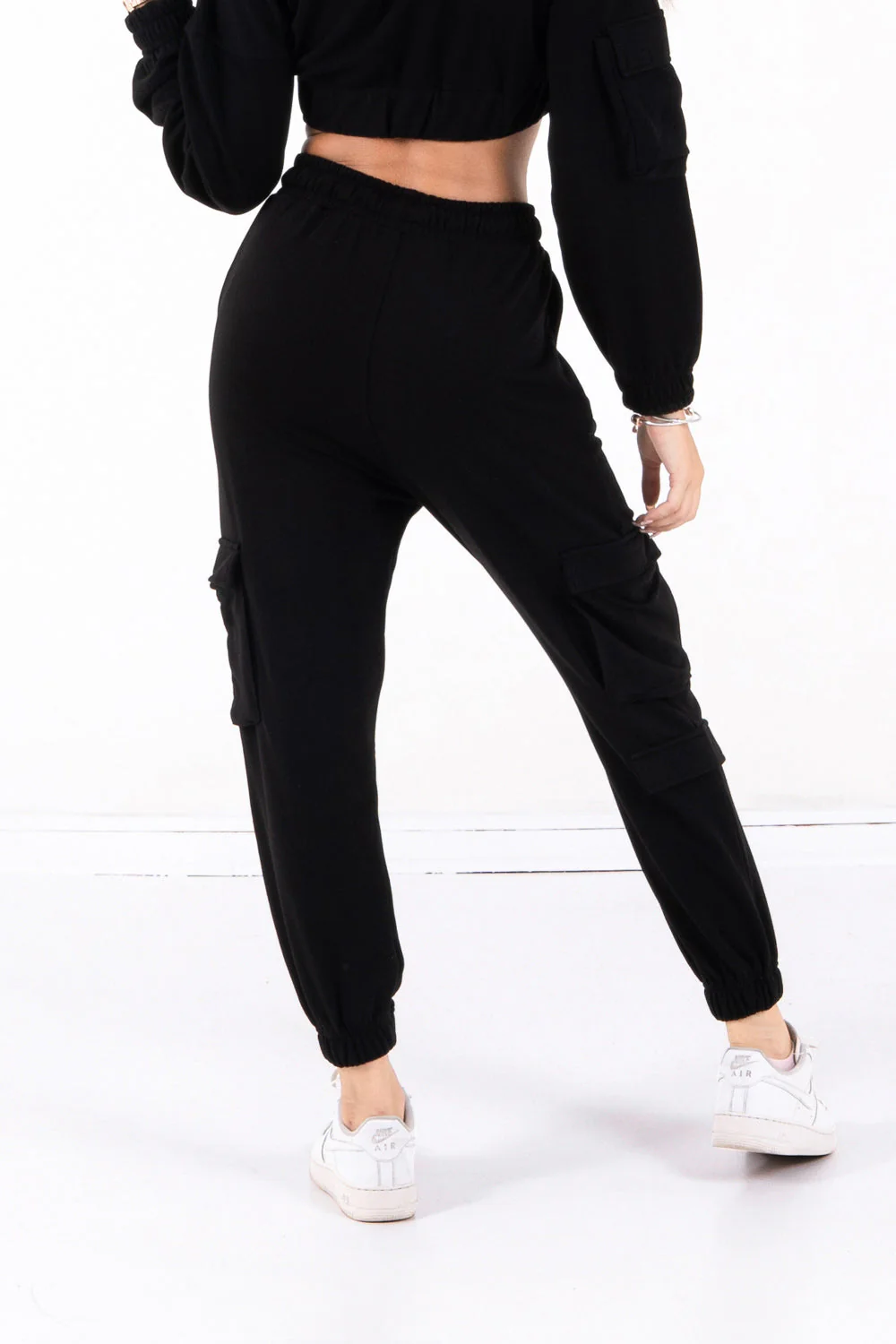 Jogging poches cargo Noir – Image 6