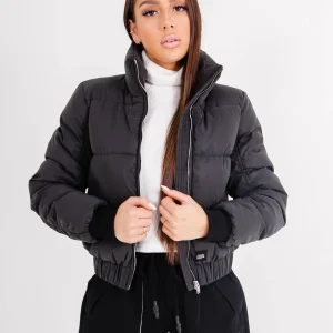 Doudoune réfléchissante col Noir