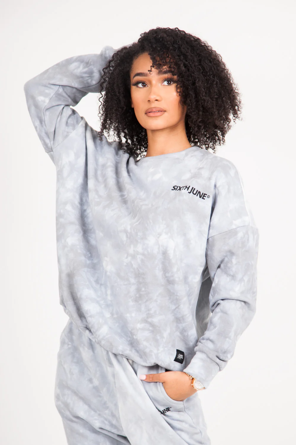 Sweat tie and dye gris – Image 6