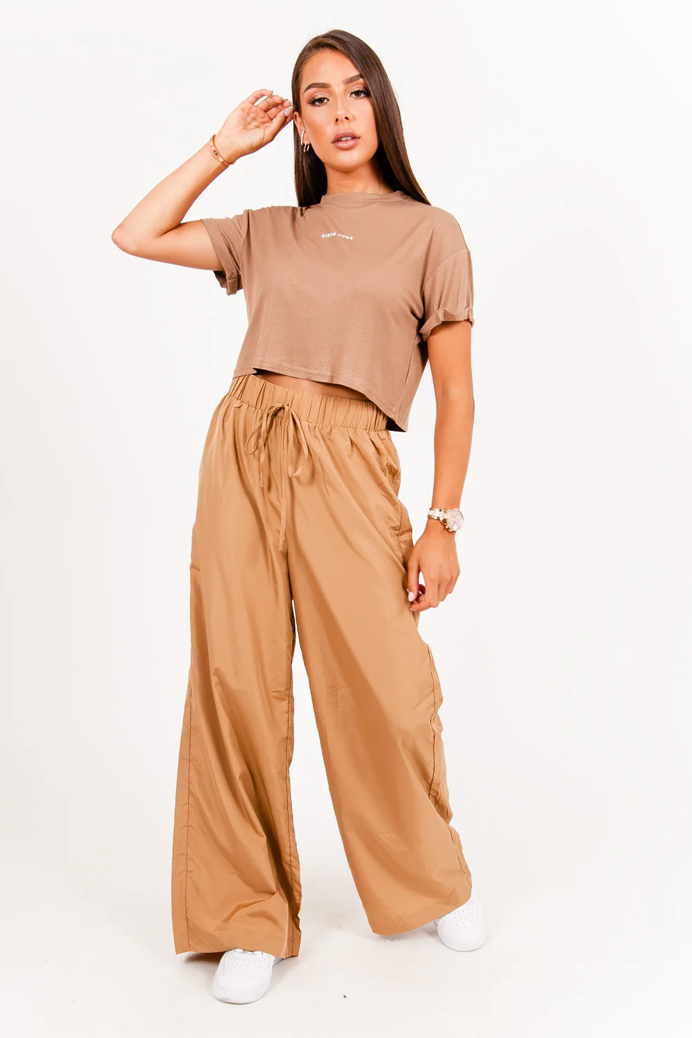 Logo court top beige – Image 6