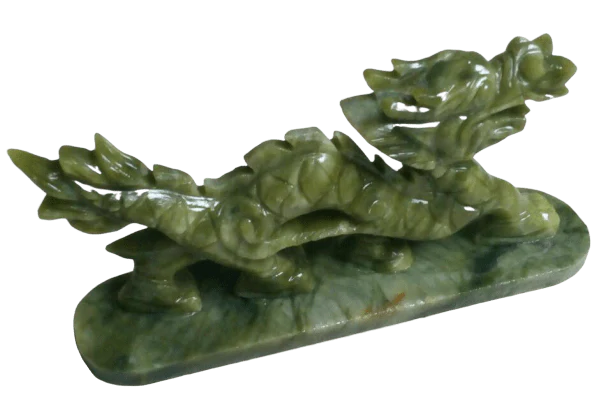 Statue Chinoise Dragon en Jade – Image 3