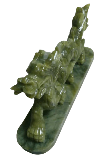 Statue Chinoise Dragon en Jade – Image 4