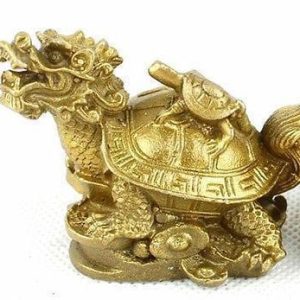 Statue Chinoise Dragon Tortue