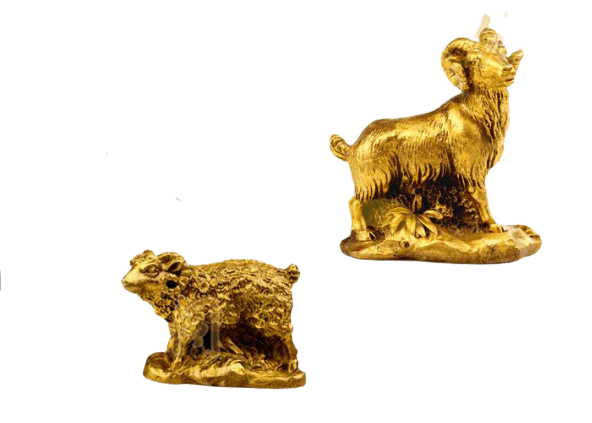 Statue Chinoise du Zodiaque Chèvre – Image 2