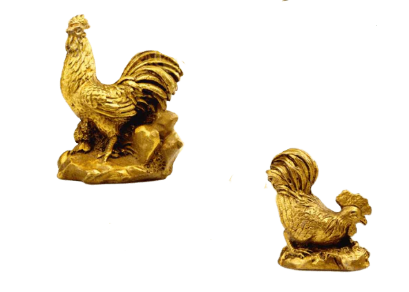 Statue Chinoise du Zodiaque Coq – Image 2