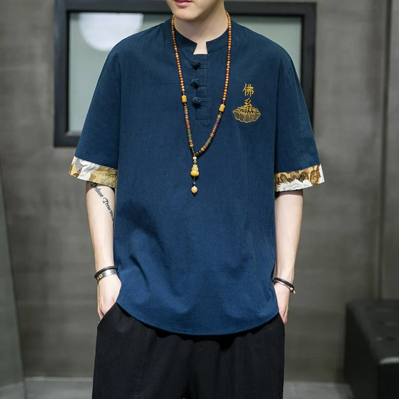 T-Shirt Chinois Col Mao – Image 5