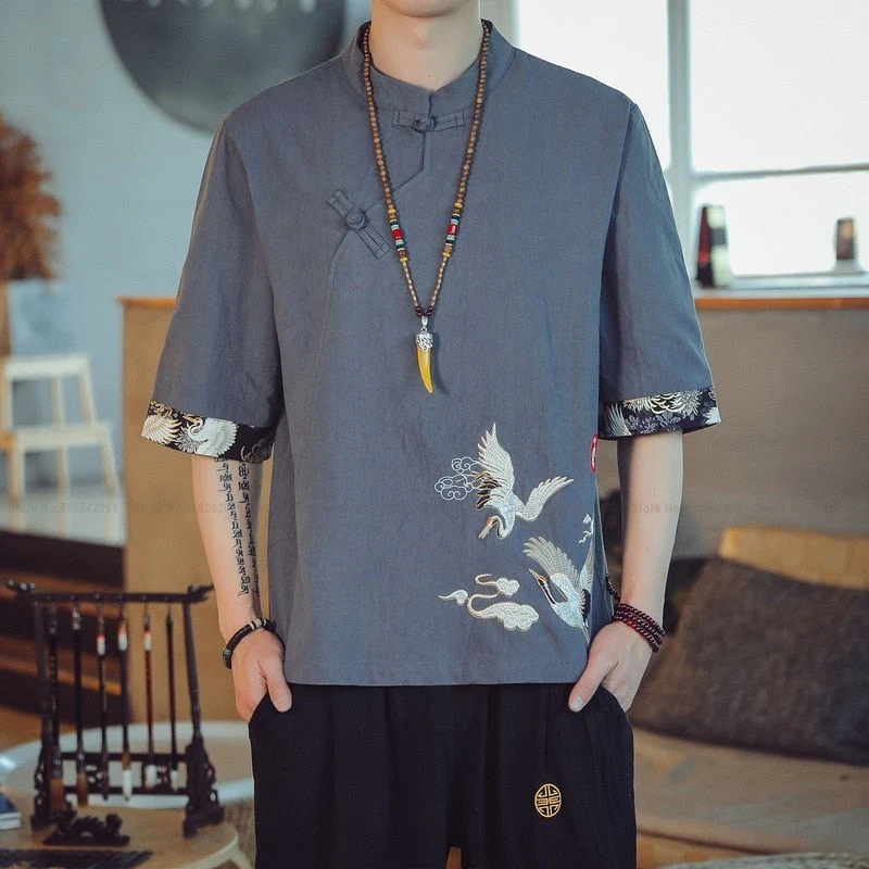 T-shirt Chinois Grue – Image 3