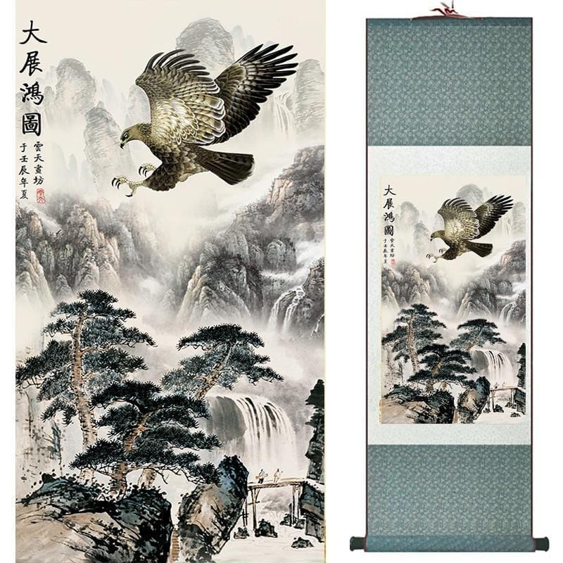 Tableau Chinois Aigle