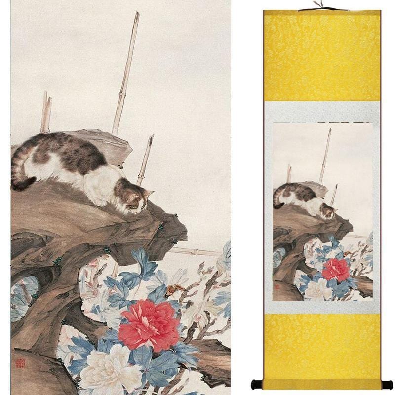 Tableau Chinois Chat – Image 3