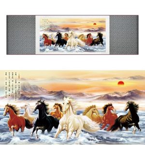 Tableau Chinois Cheval