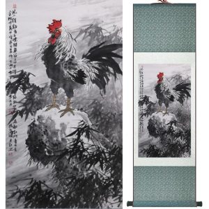 Tableau Chinois Coq