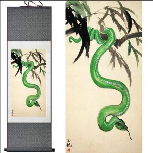 Tableau Chinois Serpent