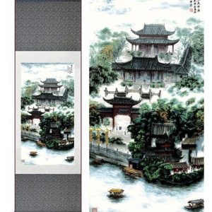 Tableau Chinois Temple