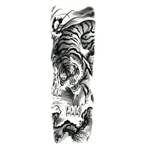 Tatouage Tigre Chinois Tribal