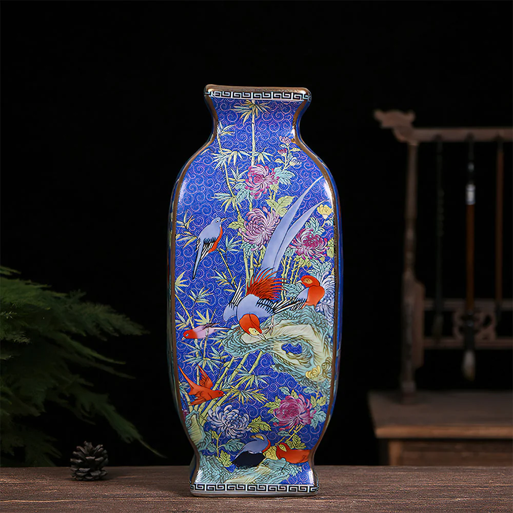 Vase Chinois Rectangulaire – Image 7